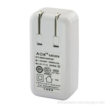 5V 1A USB charger with CCC certificate